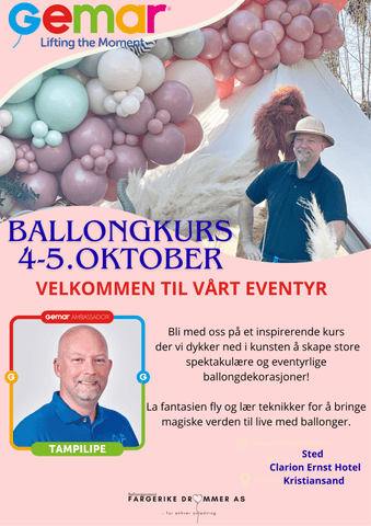 Hovedbilde Ballongkurs "Velkommen til vårt eventyr"